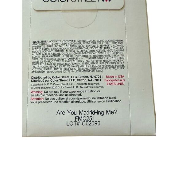 Color Street Are You Madriding Me Red Nail Polish Strips - Picture 4 of 4